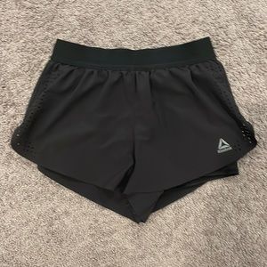 Black reebok athletic shorts